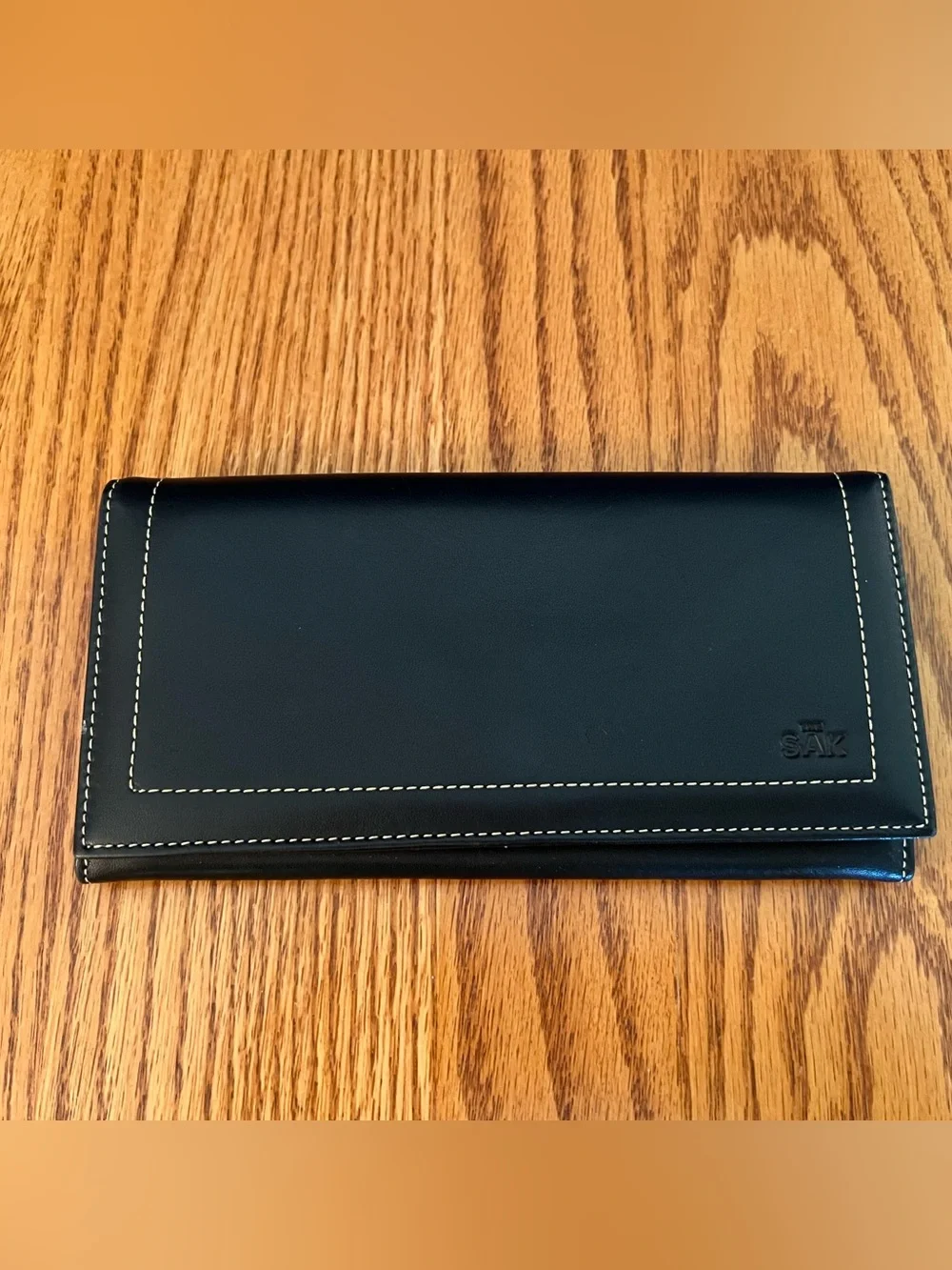 The Sak Black Bifold Leather Wallet (KS)